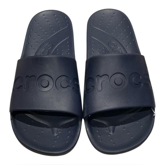 CROCS Shoes - Crocs Women’s Slide Dark Navy Slipper Slip-On, Size 9